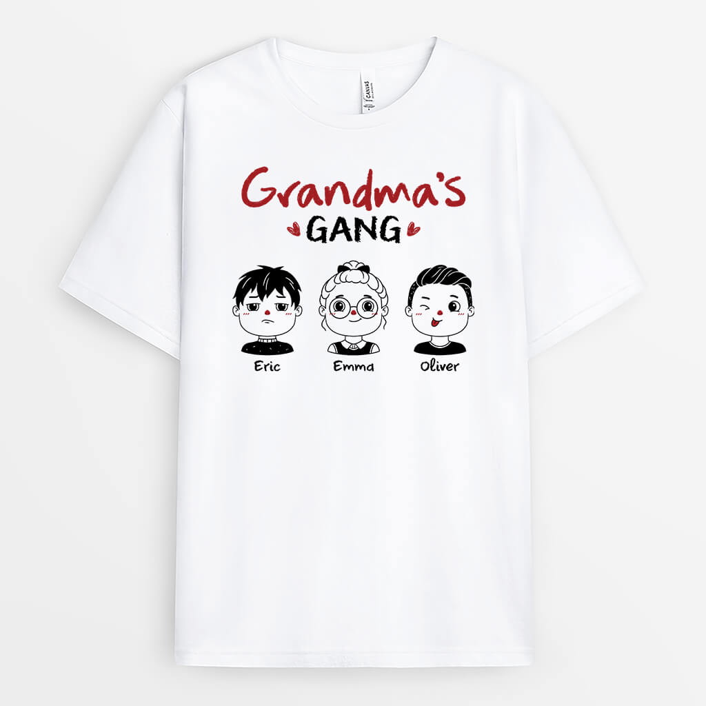 1957AUK1 personalised grandmother mums gang t shirt_769a0964 193f 4803 8a0d a20ccfcea365