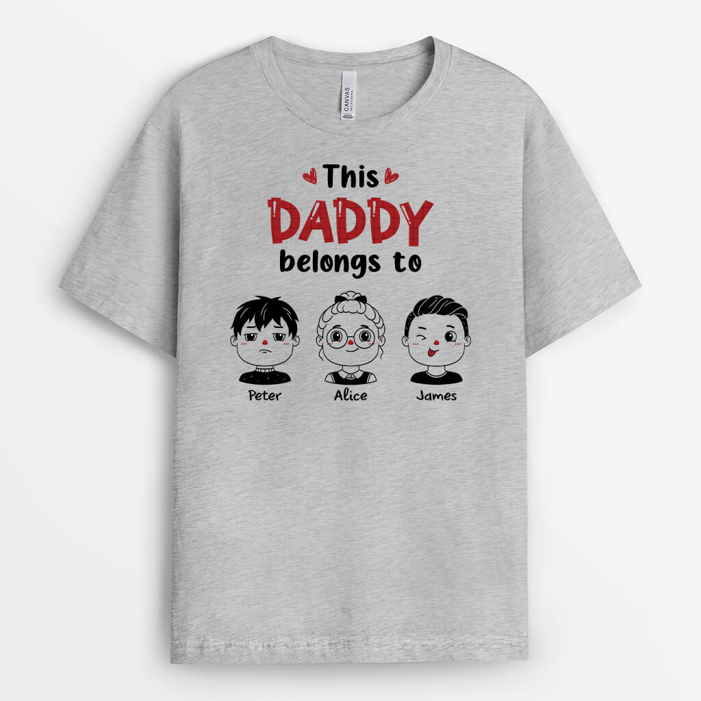 1960AUK2 personalised this mummy grandma belongs to t shirt