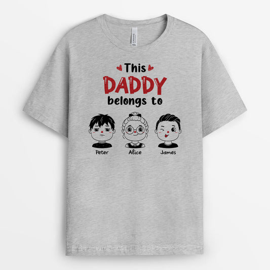 1960AUK2 personalised this mummy grandma belongs to t shirt