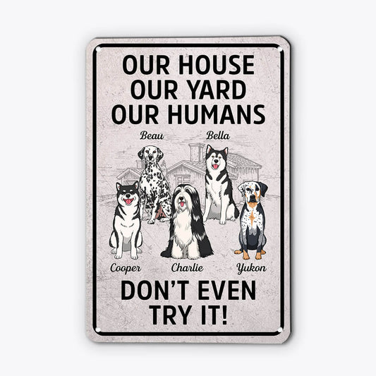 1990EUK1 personalised dont even try it dog version mental sign_2