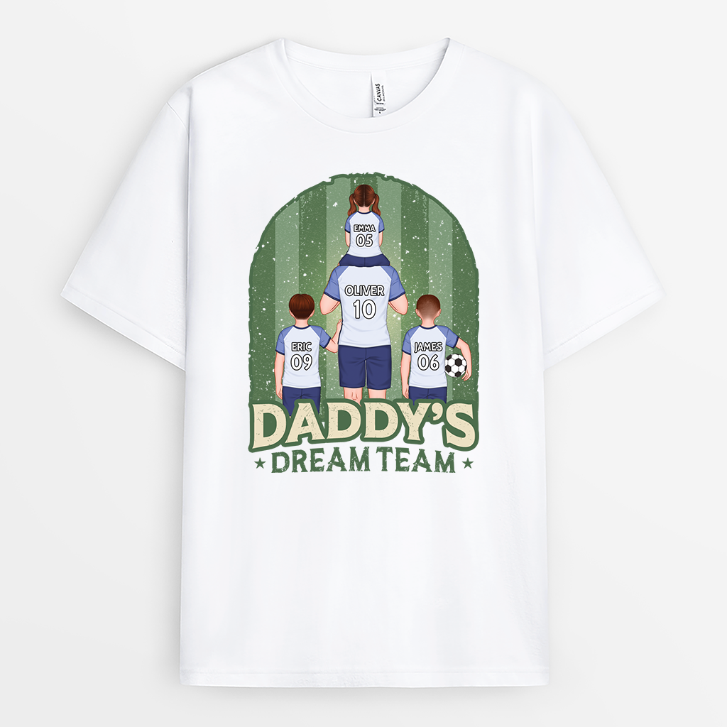 2060AUS1 personalized gifts for dads daddys dream team shirt 2060A5H8B
