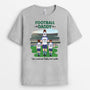 2076AUK2 personalised football daddy t shirt