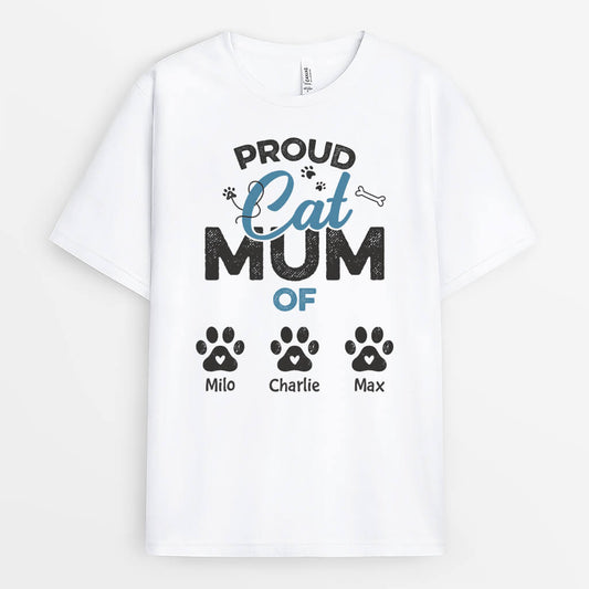 2083AUK1 personalised proud dog daddy of t shirt