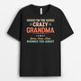 2098AUK1 personalised im the crazy dad grandpa t shirt