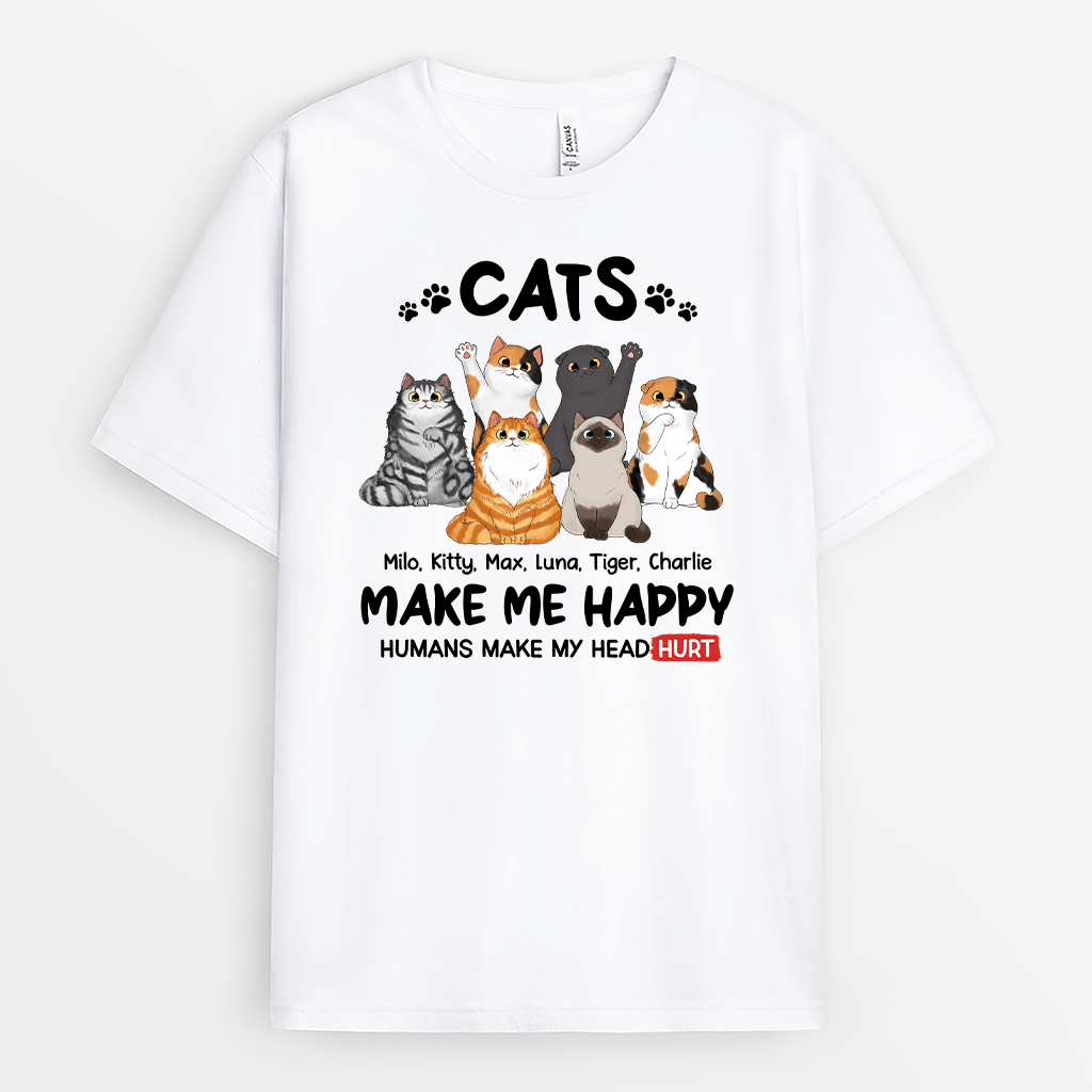 2124AUK1 personalised my cats make me happy t shirts_817c4e4f 902f 4cda bc2d 5f87bf88dbd7