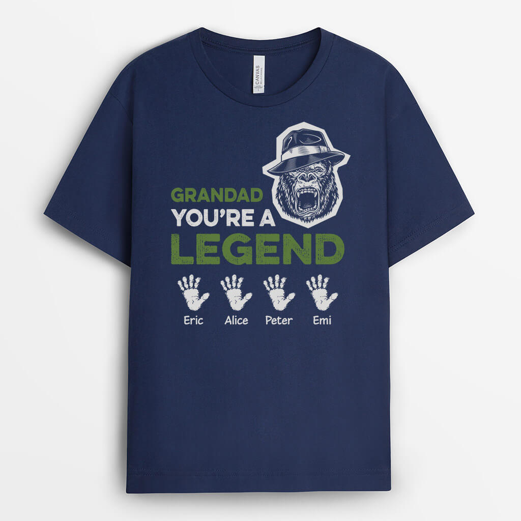 2143AUK2 personalised dad youre my legend t shirt