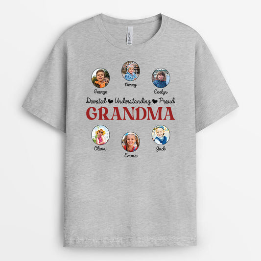 2149AUK2 personalised our blessed loved generous grandma t shirt