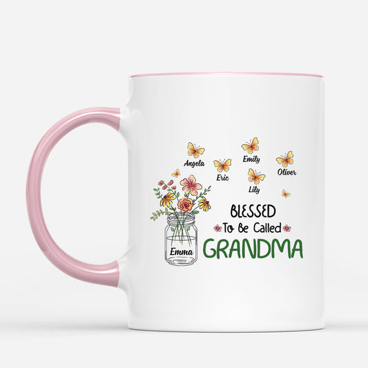 2151MUK4 personalised blessed to be called grandma_ mug 2151M6I0A