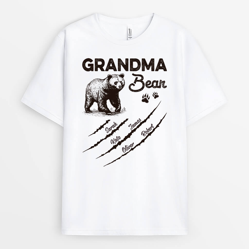 Personalised Mama Bear T-Shirt