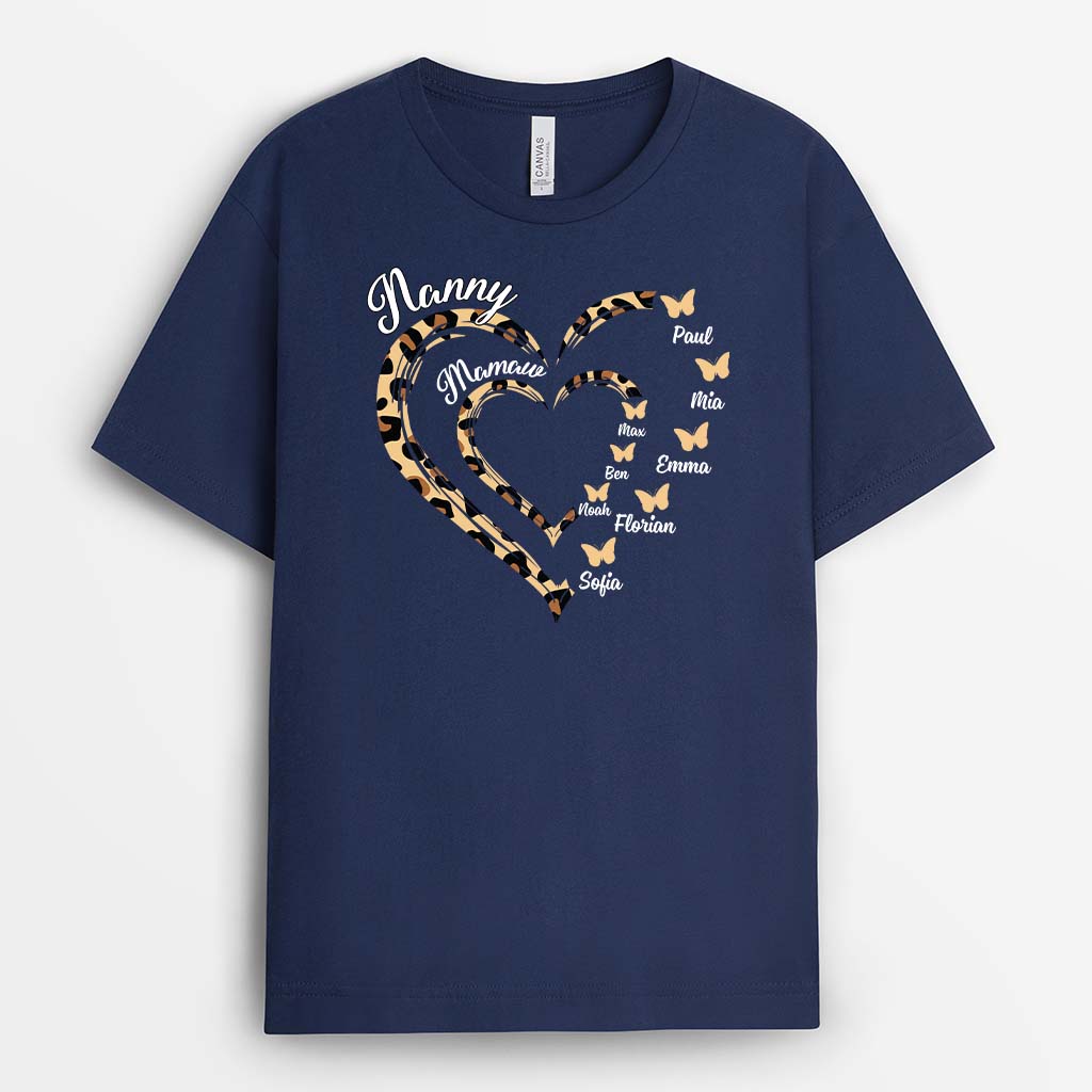 2183AUK2 personalised grandma and mum heart in heart t shirt_6a09fa94 db4b 450e b9a4 4cd130956961