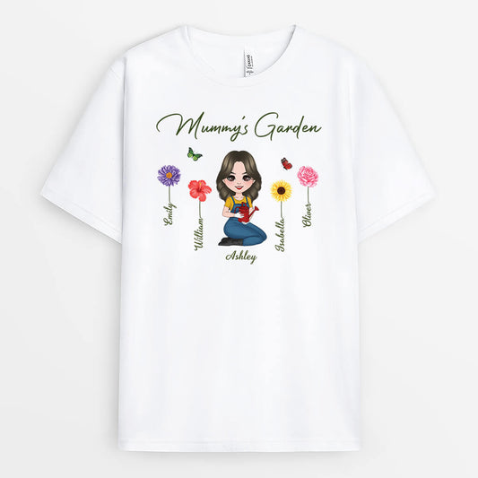 2185UK2 grandmas garden personalised t shirt printing for her