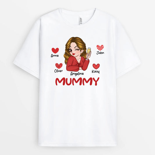 2186AUK1 personalised my slay grandma t shirt