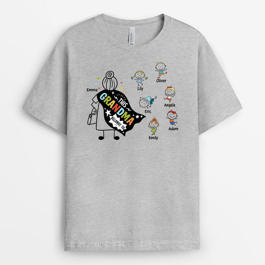 2191AUK1 personalised this best daddy grandpa belongs to t shirt_2