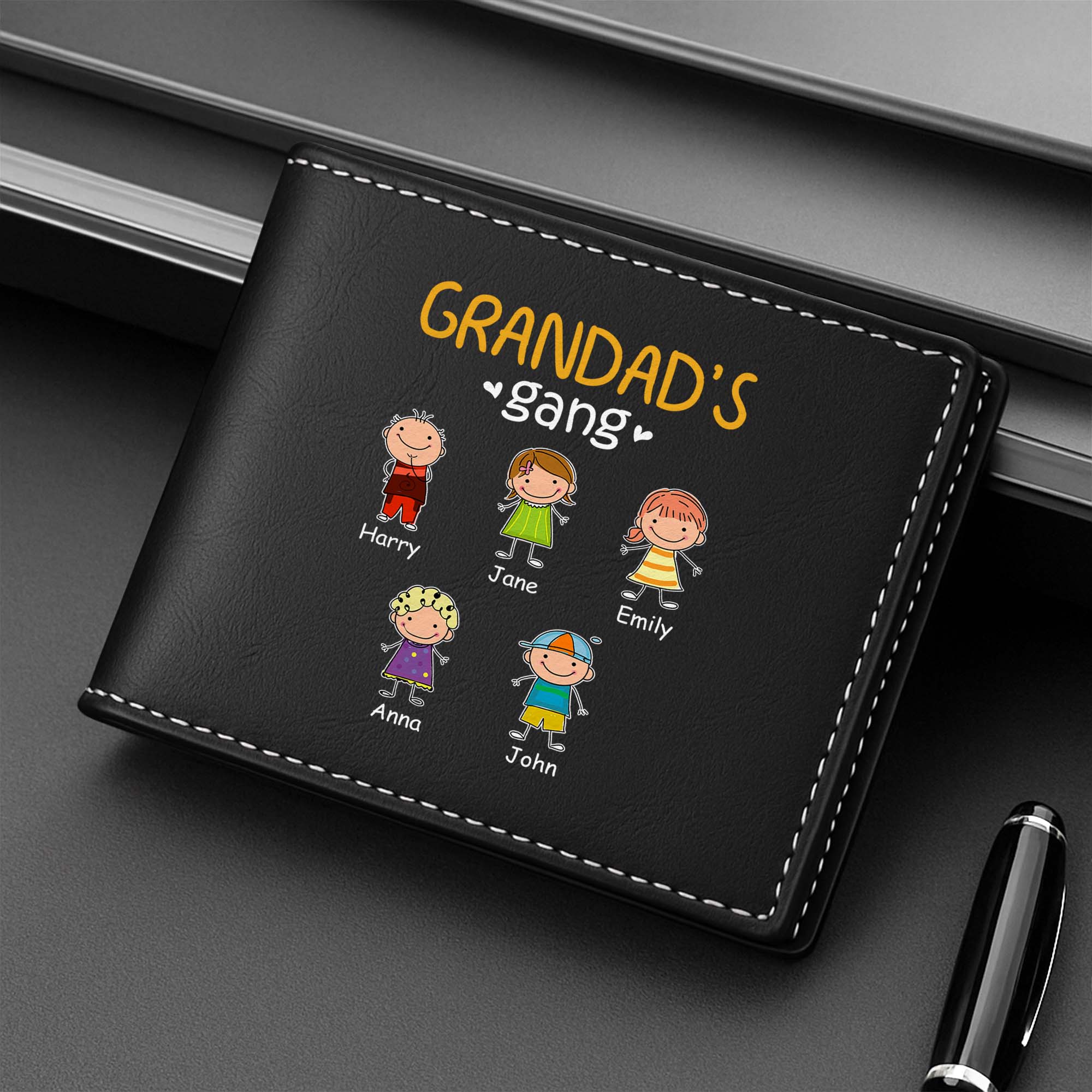 2231JUS2 personalized wallets for dad_ unique dad gifts with kids names 2231JKM5B