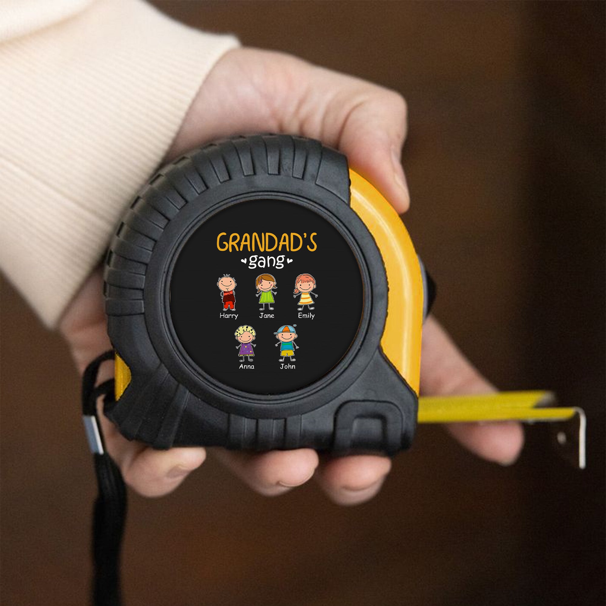 2231OUS2 personalized tape measure_ dad gift with kids names_ 2231OKM5B