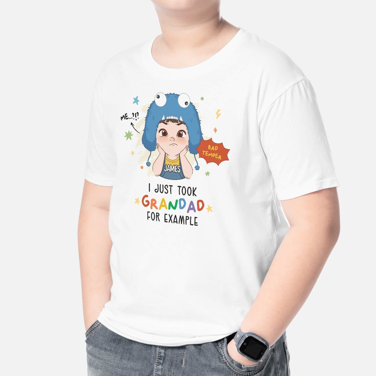 2237AUK2 personalised i just took an example from mummy kid t shirt