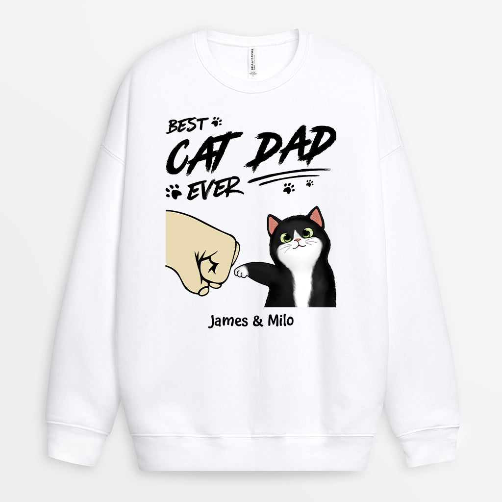 2279WUS1 best cat mom ever sweatshirt personalized gifts for cat lovers 2279W5L5D