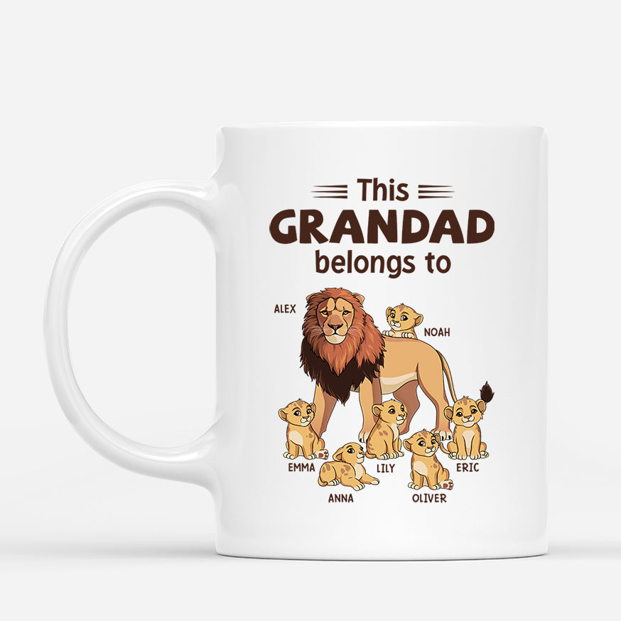 2288MUK1 personalised this legend grandad belongs to lions gangs mug_01d6de3f ed69 405b 9b17 92aaeba5d92b