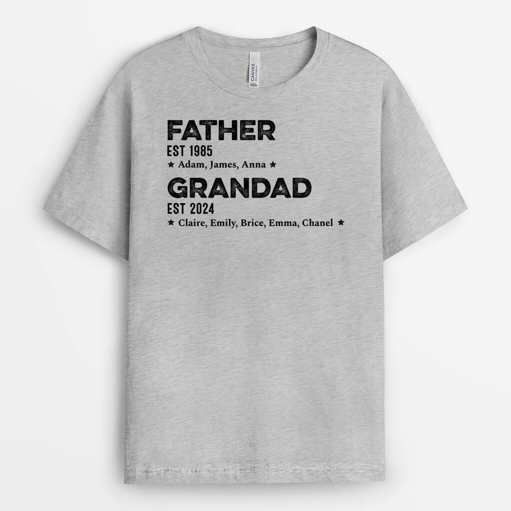2318AUK1 personalised dad and grandad t shirt_2_1ee51bbe e5dc 4870 9d4b c04f3a8a9d5e