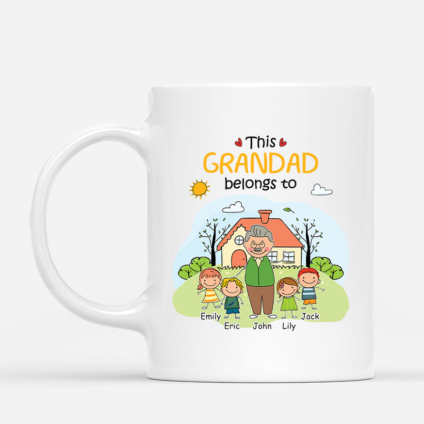 2361MUK1 personalized coffee mugs with grandkids names_ gifts for grandparents 2361M6L5B