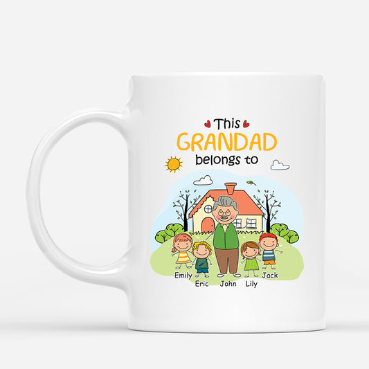 2361MUK1 personalized coffee mugs with grandkids names_ gifts for grandparents 2361M6L5B