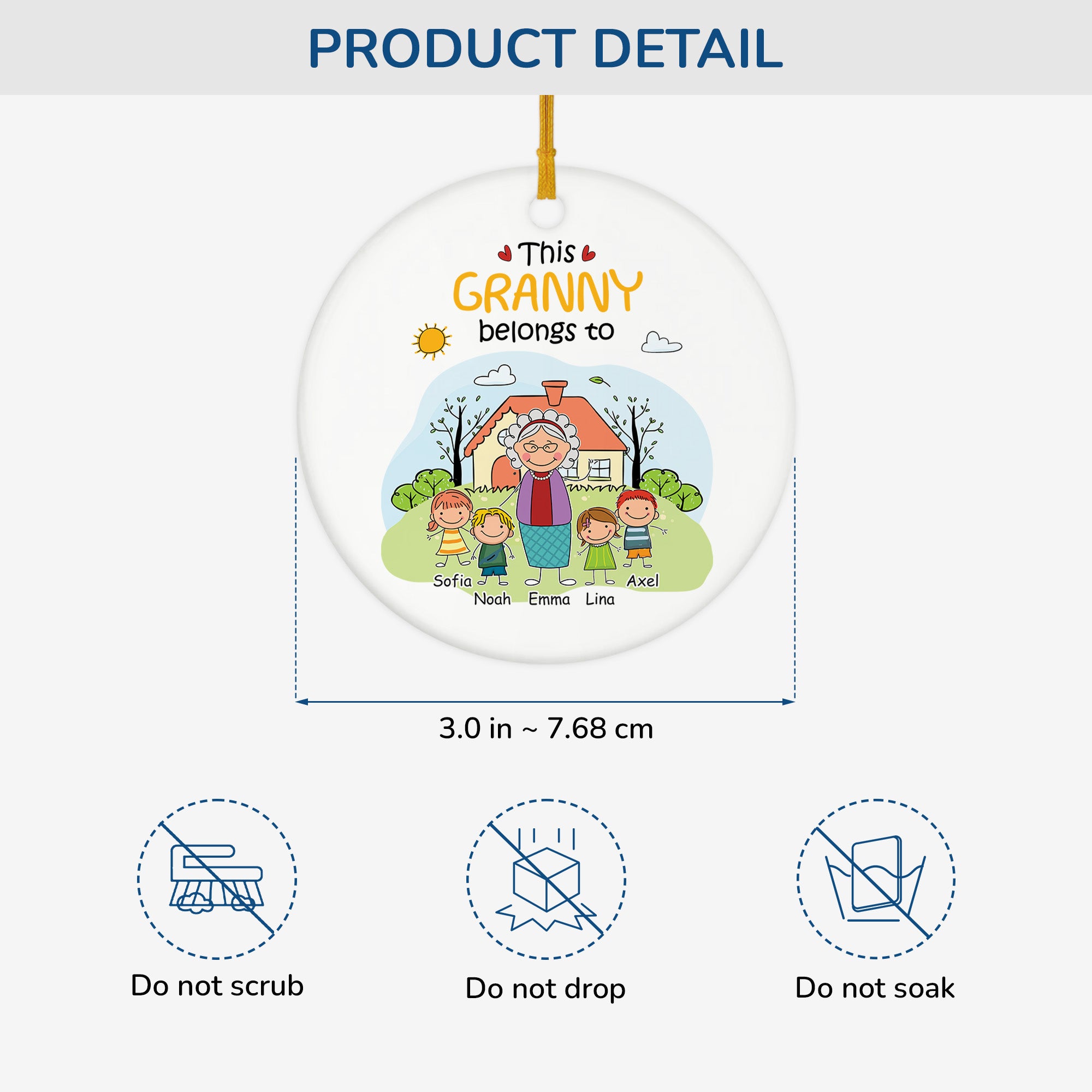 2361OUK3 ceramic ornaments with grandkids names_ custom xmas gifts for grandparents 2361O6L5B