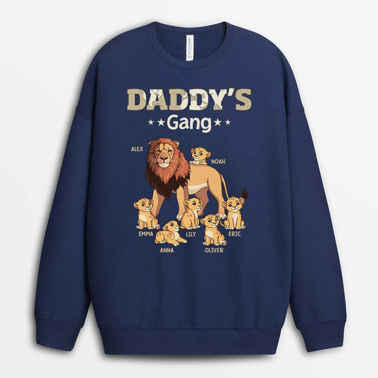 2366AUS2 personalized daddy with lion gangs t shirt_5393cda9 cc8c 4d7a be19 7bbeb7f55ead