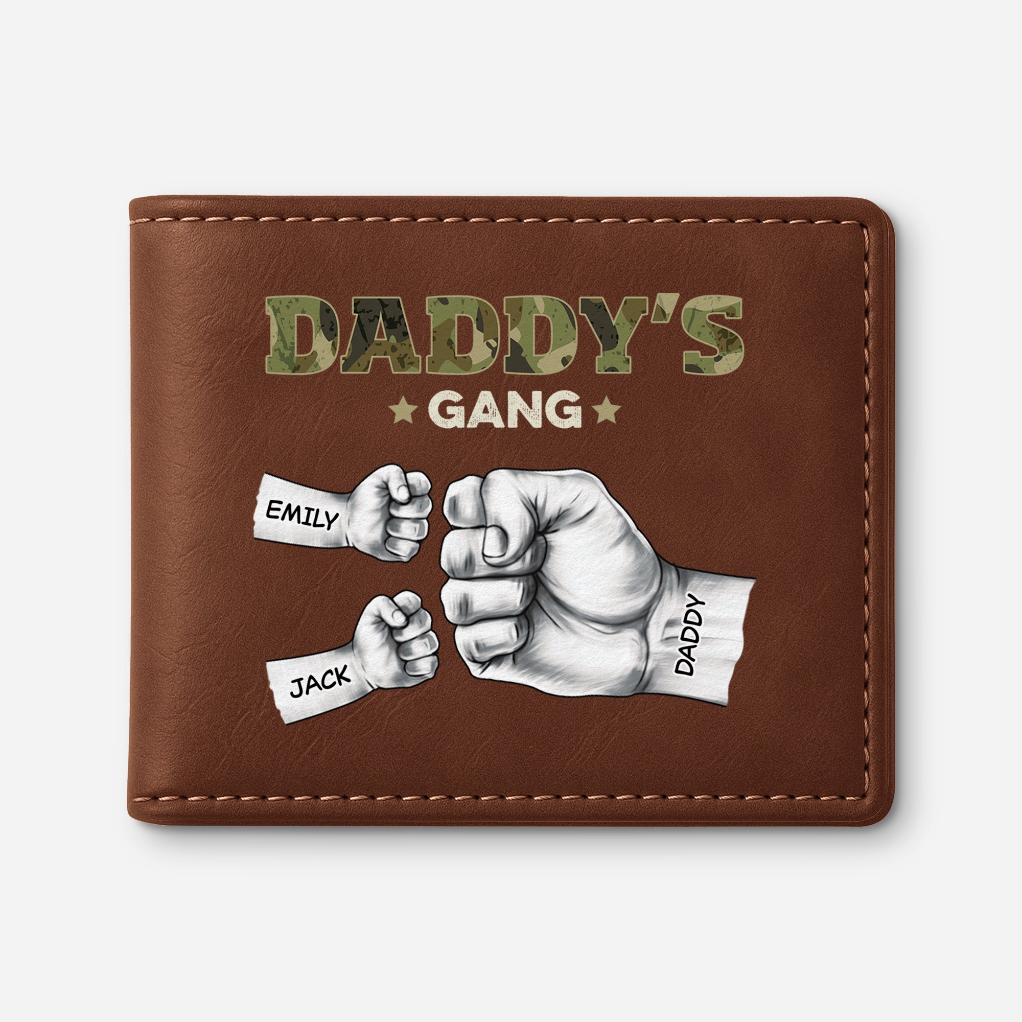 2375JUK1 personalised daddys camo gang wallet 2375J5I7B