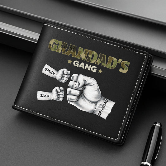 2375JUK2 personalised daddys camo gang wallet 2375J5I7B