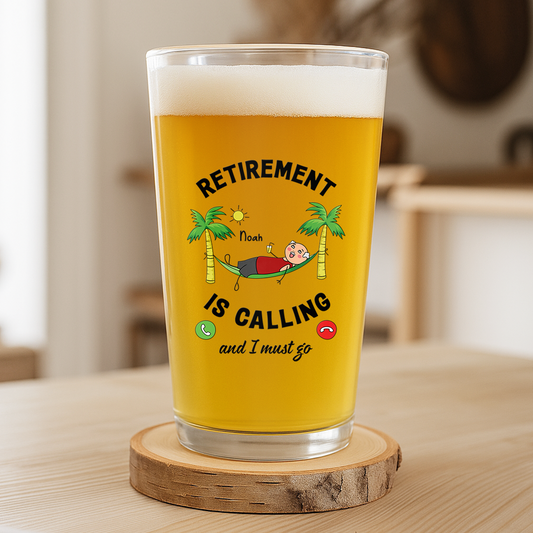 2538IUS2 personalized beer glasses funny retirement gifts for men 2538ITV7B