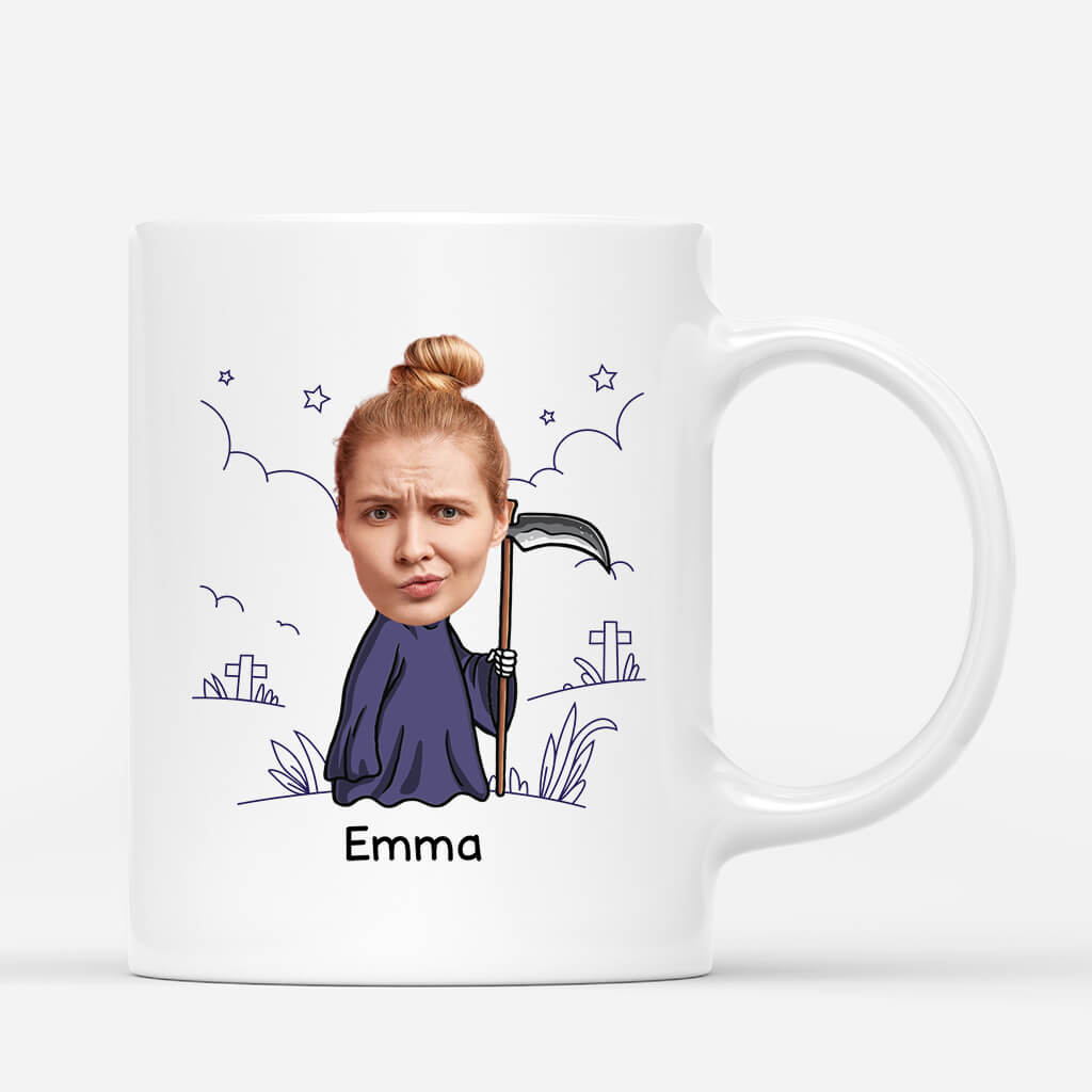 2578MUK2 so many idiots but only one scythe mug personalised mug for him