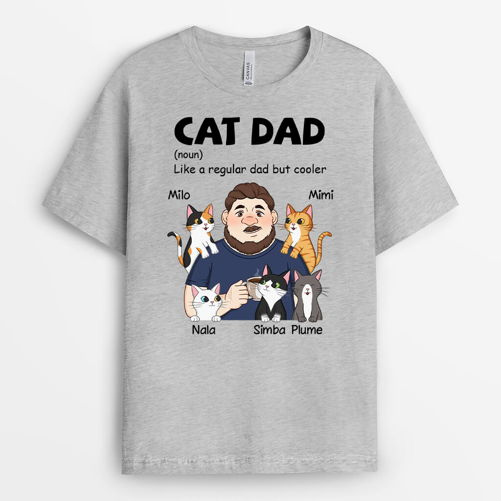 2591AUK2 cat dad like regular but cooler cartoon t shirt personalised t shirt for cat lovers_5587d28d c3db 477b ad77 5e59938dd07f