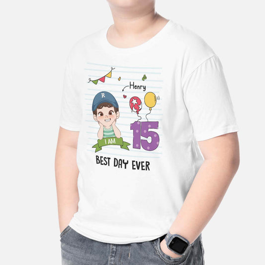 2597AUK2 best day ever personalised birthday t shirt for kids_4fae103d dc8f 4b81 8951 148b5a0d19d1