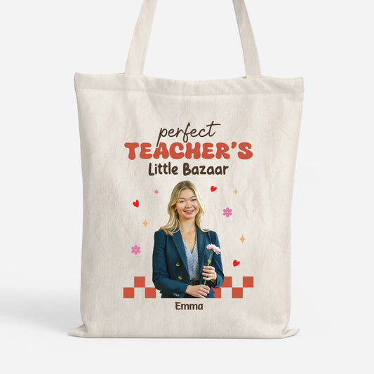 2650BUK1 the little bazaar of a perfect teacher custom tote bag for her_96676e53 082e 44b0 81cb 075d9bcc12e6