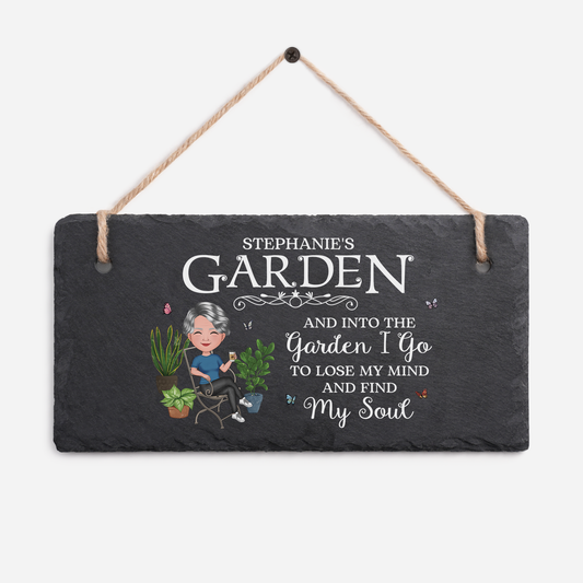 2679AUS1 personalized slate garden signs gardening gifts for women 2679ae8h8h