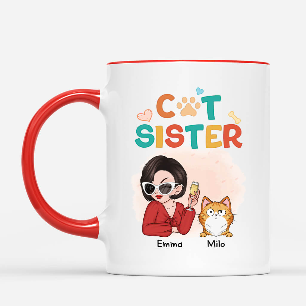 2696MUK2 cool cat mum customisable mugs for cat lovers