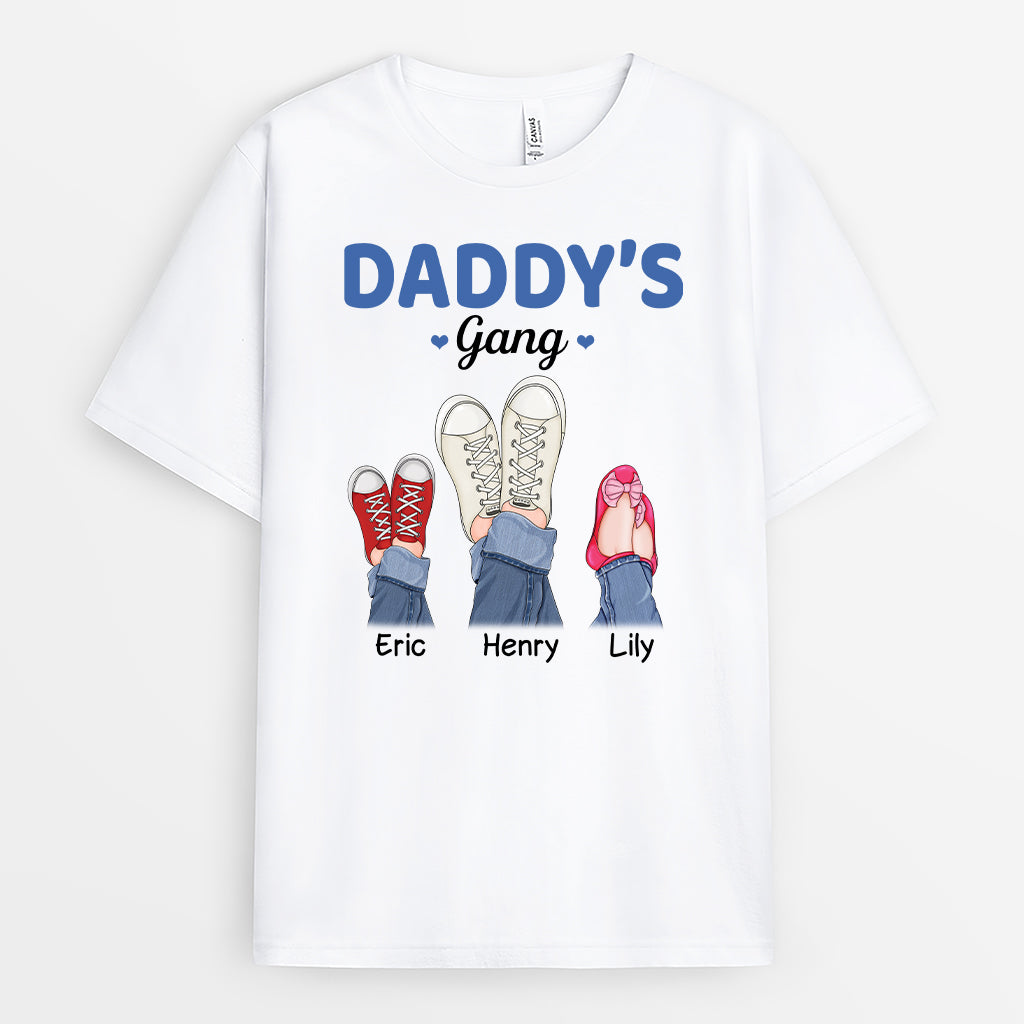 2703AUS1 daddys gang shoes custom t shirt printing for him