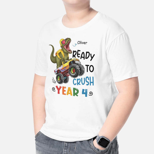 2709AUK2 ready to crush reception childrens custom t shirts