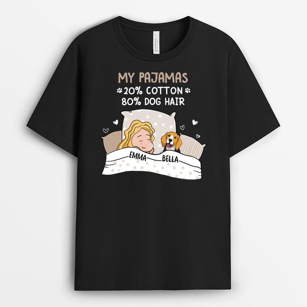 2729AUK1 my shirt 20_ cottton 80_ dog hair t shirt personalised dog presents