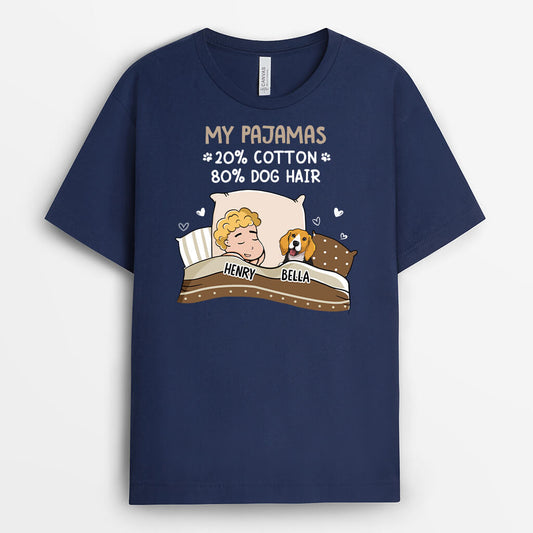 2729AUK2 my shirt 20_ cottton 80_ dog hair t shirt personalised dog presents