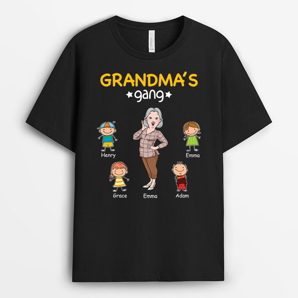 2730AUK1 grandmas gang custom printed t shirts for women