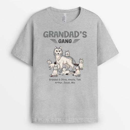 2731AUS2 grandma gang shirt personalized wolf gifts for grandma grandpa 2731AKV5A
