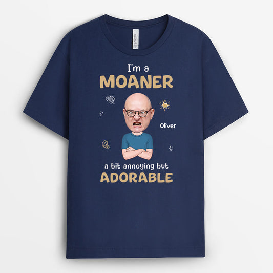 2740AUK1 im a moaner a bit annoying but adorable custom printed t shirts for male