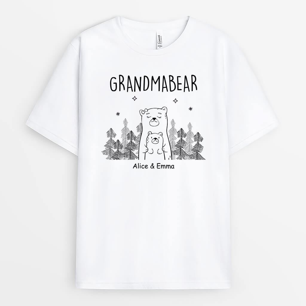 2745AUK1 mama bear custom tshirt print for women
