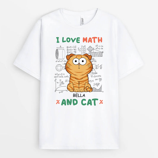 2746AUK1 love math and cats t shirt custom cat themed gifts