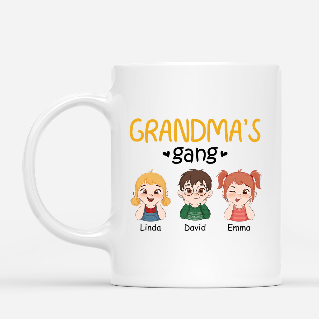 2747MUK3 grandmas gang mug  personalised gifts for grandma