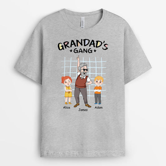 2756AUK2 grandads gang point hand up custom funny t shirt designs