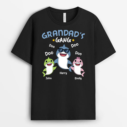 2764AUK1 grandads gang doo doo custom print t shirt
