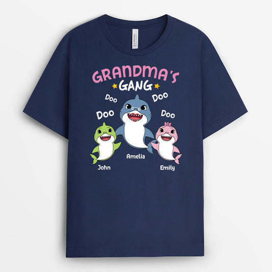 2764AUK2 grandads gang doo doo custom print t shirt
