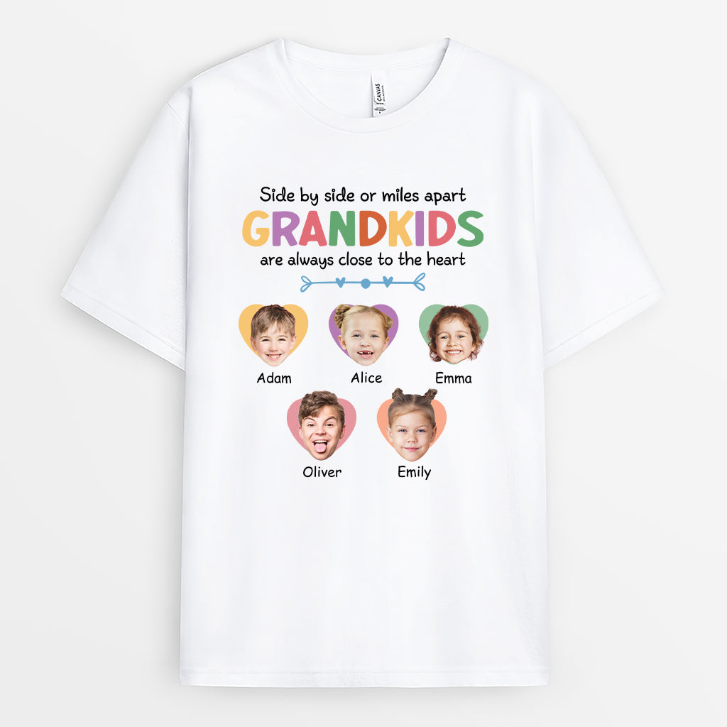 2769AUK1 side by side or miles apart custom t shirt printing with kids faces